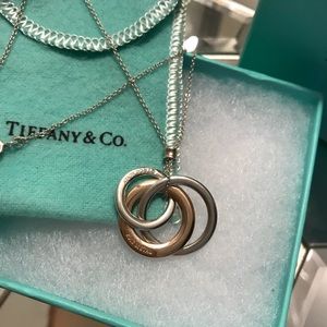 Authentic Tiffany’s tri color necklace